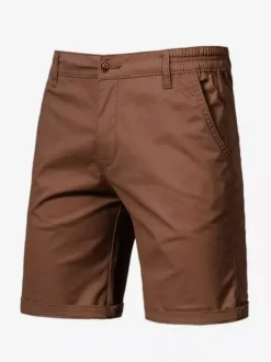 Men's Shorts Elastic Waist Summer Lightweight Cargo Shorts