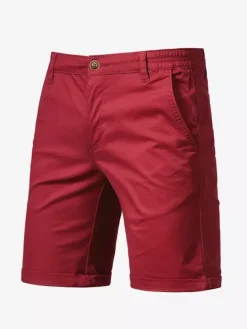 Men's Shorts Elastic Waist Summer Lightweight Cargo Shorts