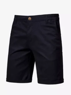 Men's Shorts Elastic Waist Summer Lightweight Cargo Shorts