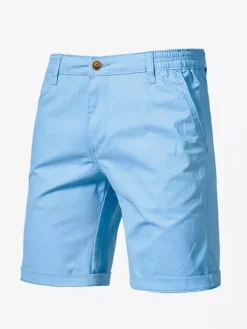 Men's Shorts Elastic Waist Summer Lightweight Cargo Shorts