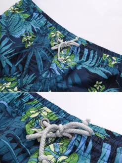 Men's Shorts Printed Summer Street Wear Green Shorts For Men