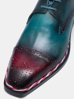 Men's Slip On Loafer Debby Handmade Lace Up Prom Wedding Shoes