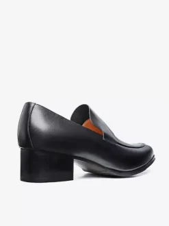Men's Slip On Loafer Modern Pointed Toe Cowhide Dress Shoes