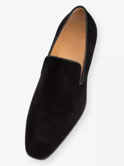 Mens Slip On Loafer Shoes Suede Leather