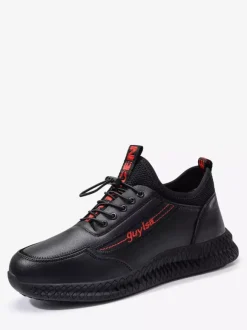 Mens Sneakers High Range Thick Sole Running Shoes Lightweight Breathable Rainproof Jogging Shoes