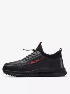 Mens Sneakers High Range Thick Sole Running Shoes Lightweight Breathable Rainproof Jogging Shoes