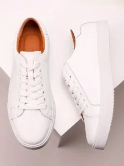Mens Sneakers Round Toe Lace-Ups flats Hiking Shoes