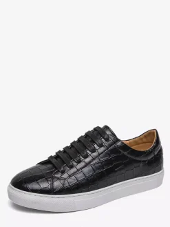Mens Sneakers Slip-on Round Toe Platform Chunky Walking Shoes Casual Comfortable Low Top Hiking Shoes
