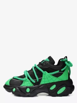 Mens Sneakers Wet Grip Rubber Platform Chunky Breathable Casual Walking Shoes