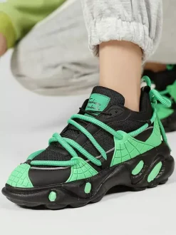 Mens Sneakers Wet Grip Rubber Platform Chunky Breathable Casual Walking Shoes