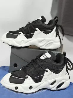 Mens Sneakers Wet Grip Rubber Platform Chunky Breathable Casual Walking Shoes