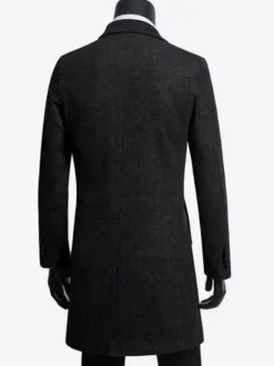 Men's Suit Coats Turn-Down Collar Casual Elegant Single Breasted Coats