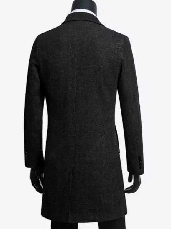 Men's Suit Coats Turn-Down Collar Casual Elegant Single Breasted Coats