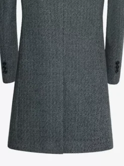Men's Suit Coats Turn-Down Collar Single Breasted Long Sleeve Coats