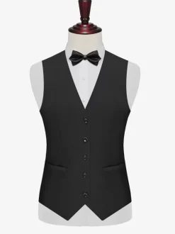 Men's Suit Vest Groomsmen Suit Professional Wear Plus Size Dress Vest