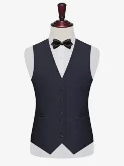 Men's Suit Vest Groomsmen Suit Professional Wear Plus Size Dress Vest