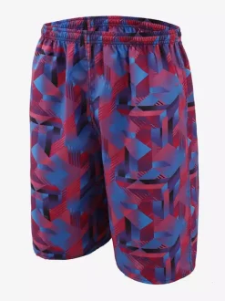 Men's Summer Shorts Printed Elastic Waist Casual Beach Trunks