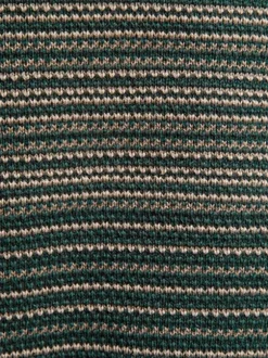 Men's Sweaters Men's Pullover Knitwear Jewel Neck Stripes Spring Orange Red