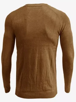 Men's Sweaters Men's Pullover Knitwear V-Neck Winter Khaki Gray