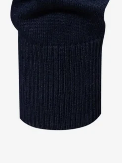 Men's Sweaters Men's Pullover Knitwear Turndown Collar Winter Black Blue