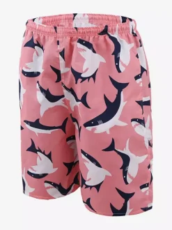 Men’s Swim Trunks Quick Dry Plus Size Tropical Printed Swimwear Beach Shorts