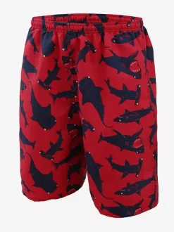 Men’s Swim Trunks Quick Dry Plus Size Tropical Printed Swimwear Beach Shorts