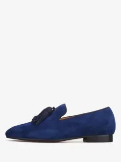 Mens Tassel Loafer penny Shoes Suede Slip-On Artwork Round Toe Prom Luxury Wedding Shoes