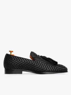 Mens Tassel Loafer Round Toe PU Leather Shoes Prom Wedding Shoes