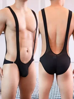 Men's Undershirt Sexy Polyester