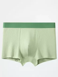 Men's Underwear Cotton Mid-Waist Plus Size Breathable Men's Underwear Boxer Shorts