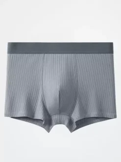 Men's Underwear Cotton Mid-Waist Plus Size Breathable Men's Underwear Boxer Shorts