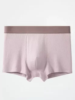 Men's Underwear Cotton Mid-Waist Plus Size Breathable Men's Underwear Boxer Shorts