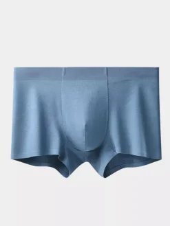 Men’s Underwear 100% Cotton Soft And Breathable Seamless Cotton Boxer Briefs
