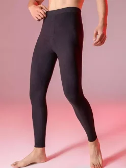 Men’s Warm Cotton Pants Fleece Lined Thermal Pants Unisex Leggings