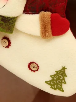 Merry Christmas Gift Santa Claus Lane Stocking-Reindeer