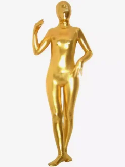 Metallic Zentai Suit Costume