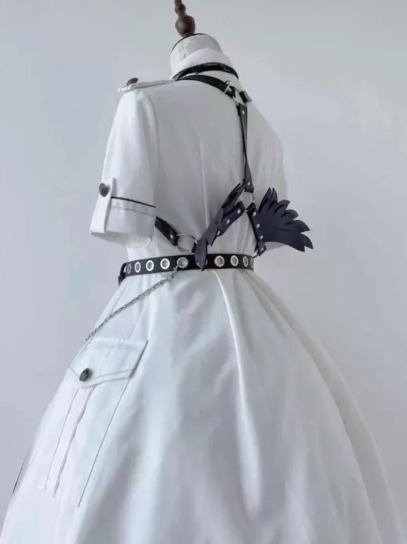 Military Lolita Dress Uniform Lolita Army Short Sleeves One Piece