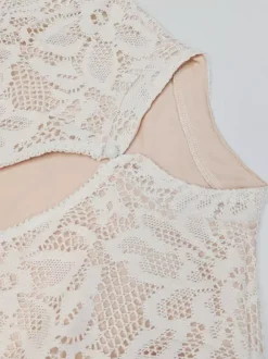 Mini Lace Dress With Cutout Long Sleeve High Neck Sexy Bodycon Club Dress For Women 2026