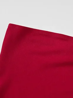 Minimalist Scarf Neck Strapless Dress For Women - Elegant Mermaid Maxi Gown - Spring Formal Evening Gala 2026