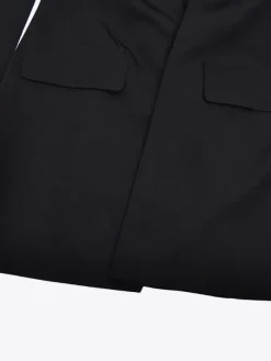 Modern Structured Button Up Slim Blazer Mini Dress For Women 2026