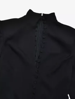 Modern Structured Button Up Slim Blazer Mini Dress For Women 2026
