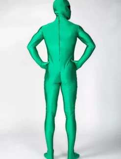 Monster Zentai Suits Morph Suit Green Alien Costume Lycra Spandex Fabric Zentai Suit Unisex Full Body Suit