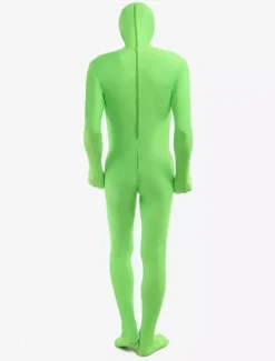 Morph Suit Green Lycra Spandex fabric Zentai Suit Unisex Full Body Suit