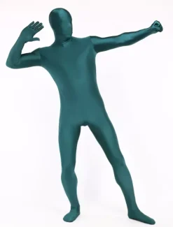 Morph Suit Green Zentai Suit Full Body Lycra Spandex Bodysuit