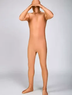 Morph Suit Nude Color Lycra Spandex Fabric Zentai Suit Unisex Full body Suit