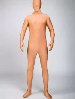 Morph Suit Nude Color Lycra Spandex Fabric Zentai Suit Unisex Full body Suit