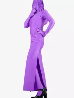 Morph Suit Purple Two-piece Suit Lycra Spandex Fabric Zentai Suit Unisex Full Body Suit
