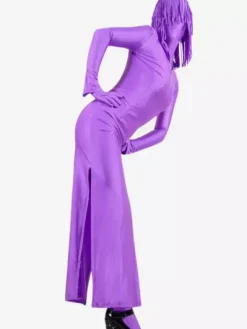 Morph Suit Purple Two-piece Suit Lycra Spandex Fabric Zentai Suit Unisex Full Body Suit