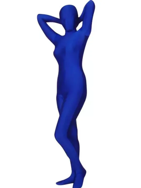 Morph Suit Royal Blue Lycra Spandex Zentai Suit