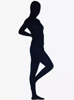 Morph Suit Unisex Black Lycra Spandex Zentai Suit